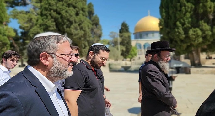 الخارجية الفلسطينية تحذر من دعوات بن غفير لبناء كنيس في الأقصى