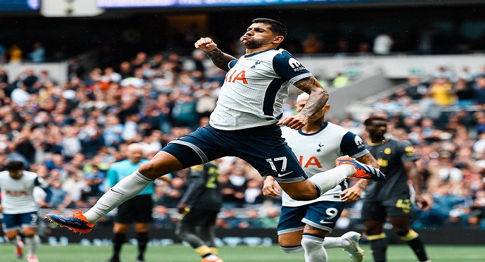 فوز توتنهام على إيفرتون 4ـ0 وفولهام على ليستر سيتي 2ـ1 بالدوري الإنجليزي