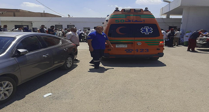 بالصور .. وزير الصحة يتابع تداعيات حريق مستشفى السادات المركز