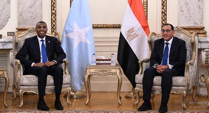 بالصور ..مدبولي يلتقي نظيره الصومالي لبحث مجالات التعاون المشترك