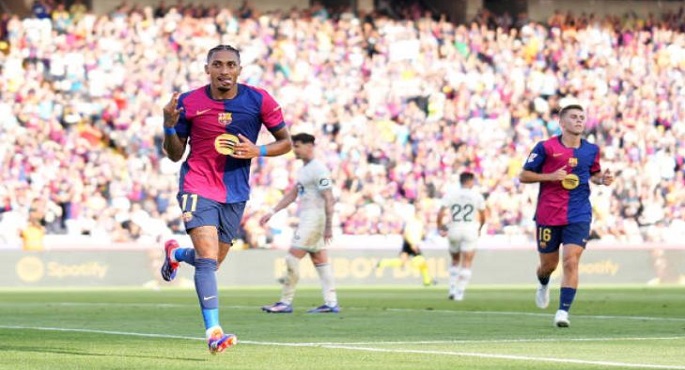 برشلونة يعود إلى الزمن الجميل بسباعية في شباك بلد الوليد في الدوري الإسباني