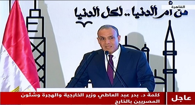 بالفيديو .. وزير الخارجية: المصريون بالخارج جزء من قوة مصر وصوتها وصورتها في كل الدنيا