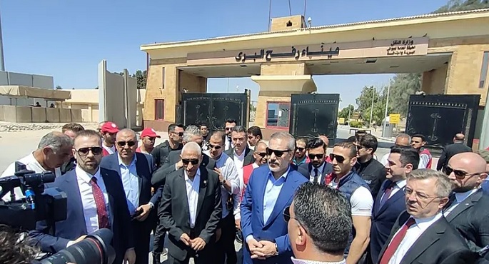 وزير الخارجية التركي يزور العريش ورفح ..ويثمن دور مصر في غزة