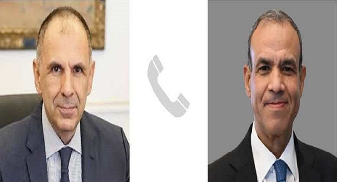 وزير الخارجية يبحث هاتفيًا مع نظيره اليوناني القضايا الإقليمية ذات الاهتمام المشترك