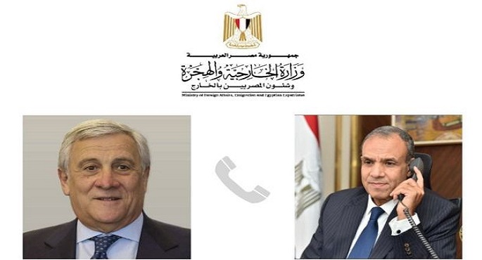 وزير الخارجية يتلقى اتصالاً هاتفياً من نظيره الإيطالي   لتعزيز العلاقات بين البلدين