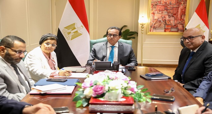 نائب مجلس الوزراء ووزير الصحة يعقد اجتماعًا مع مسؤولي شركة IQVIA للتعاون في تطوير الحلول التكنولوجية