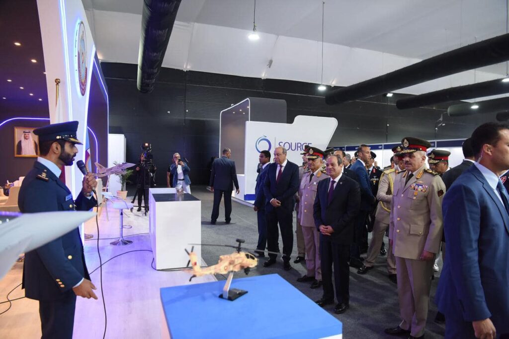 بالصور.. الرئيس السيسي يشهد انطلاق معرض مصر الدولي للطيران والفضاء 2024