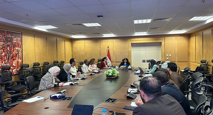التضامن الاجتماعي والمركز الديموجرافي يبحثان الموقف التنفيذي لمشروع تنمية الأسرة