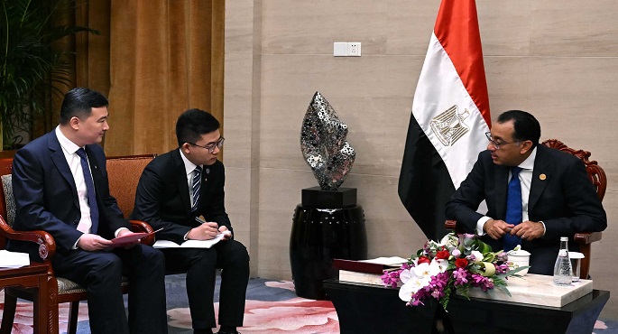 بالصور .. رئيس الوزراء يلتقي رئيس مجلس إدارة مجموعة “فامسون أجريفام” العالمية