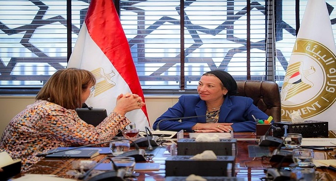 بالصور .. وزيرة البيئة تستقبل ممثل الأمم المتحدة في مصر لبحث استكمال تعزيز التعاون في عدد من المجالات البيئية