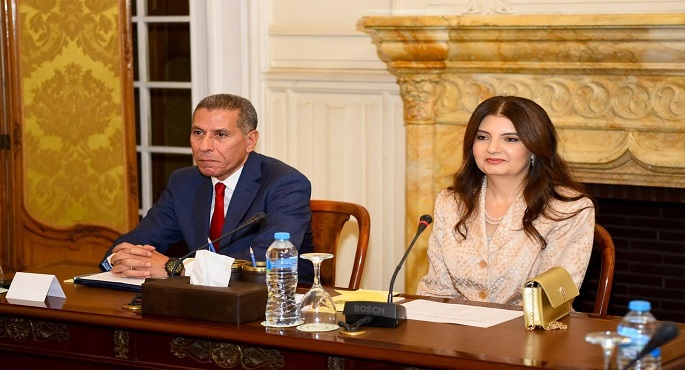 بالصور ..حرم وزير الخارجية تفتتح البرنامج التدريبي لقرينات السفراء ورؤساء البعثات الدبلوماسية المصرية المنقولين للخارج