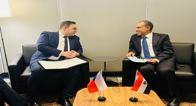 وزير الخارجية يلتقي مع نظيره التشيكي على هامش الجمعية العامة للأمم المتحدة