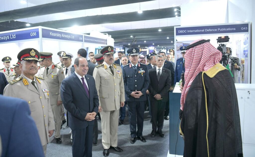 بالصور.. الرئيس السيسي يشهد انطلاق معرض مصر الدولي للطيران والفضاء 2024