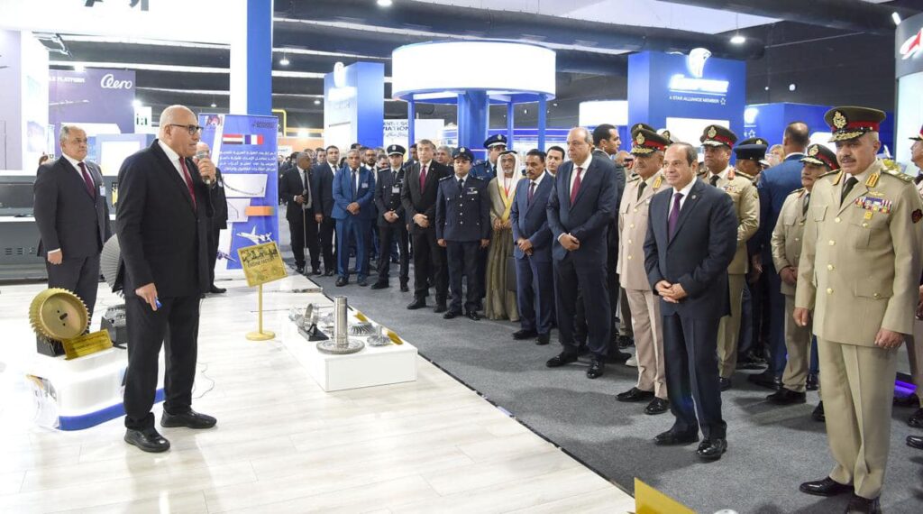 بالصور.. الرئيس السيسي يشهد انطلاق معرض مصر الدولي للطيران والفضاء 2024