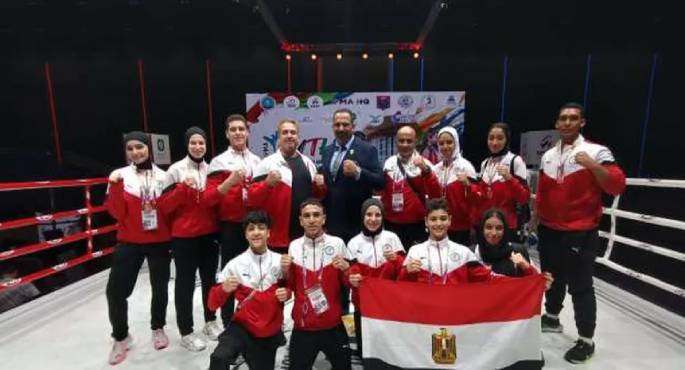 مصر تحصد 8 ميداليات فى بطولة العالم للمواي تاي بتايلاند