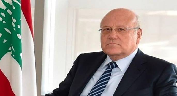 ميقاتي يتعهد بتطبيق نداء وقف إطلاق النار فورا في لبنان