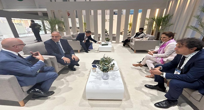 بالصور.. وزير الري يلتقي مدير الوكالة الإيطالية للتعاون الإنمائي ومدير لجنة المياه الواحدة بالمنتدى الأورومتوسطي