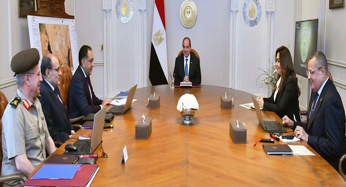 الرئيس السيسي يوجه بمواصلة وتكثيف العمل على تعزيز الأداء التنموي والسياحي لمحافظة جنوب سيناء