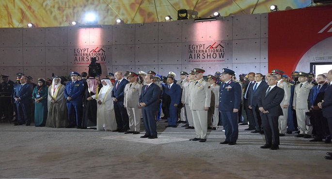 بالفيديو والصور.. الرئيس السيسي يشهد انطلاق معرض مصر الدولي للطيران والفضاء 2024