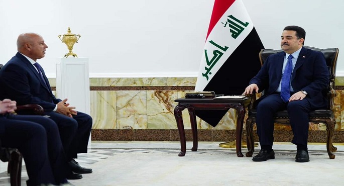 بالصور.. رئيس الوزراء العراقي يستقبل وزير الصناعة والنقل ووفد من كبرى الشركات المصرية