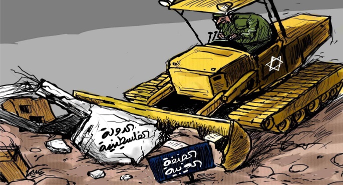 اسرائيل تدمر الدولة الفلسطينية فى الضفة الغربية بعد تدميرها لقطاع غزة