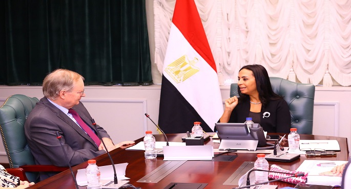 بالصور.. وزيرة التضامن الاجتماعي تستقبل سفير الاتحاد الأوروبي لدى مصر ويبحثان تعزيز سبل التعاون