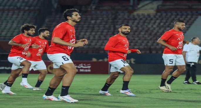 منتخب مصر يواصل تدريباته لمواجهة كاب فيردي بعد اكتمال صفوفه بانضمام صلاح