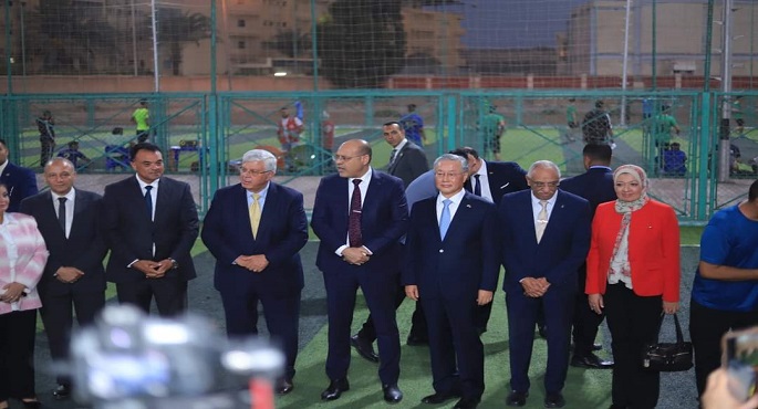 بالصور.. وزير التعليم العالي يشهد فعاليات النسخة الأولى من أسبوع شباب الجامعات التكنولوجية