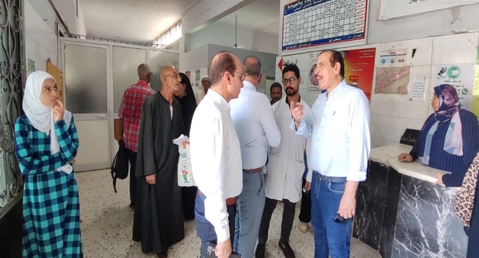 بالصور..نائب وزير الصحة يتفقد مركزي طب أسرة وعيادة تأمين صحي بمحافظة القليوبية