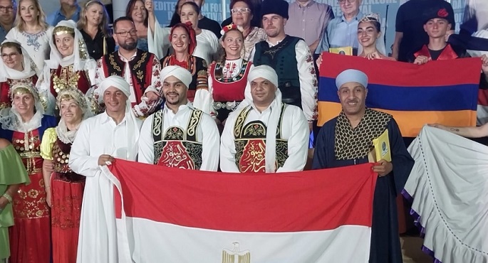 “التنورة التراثية” تحصد جائزة أفضل عرض في مهرجان البحر الأبيض المتوسط بقبرص