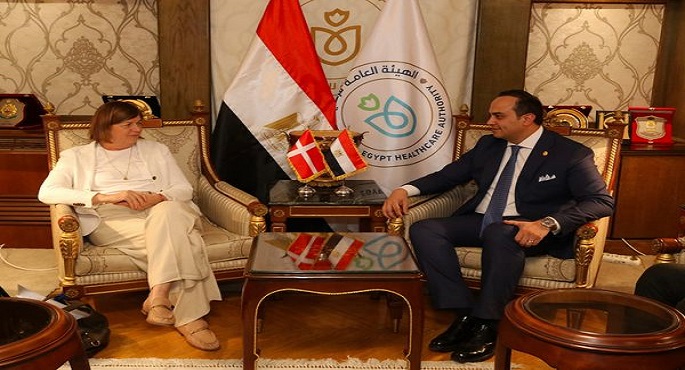 بالصور.. رئيس هيئة الرعاية الصحية يلتقى سفيرة الدنمارك بالقاهرة لبحث سبل دعم مرضى السكري والهيموفيليا والتقزم