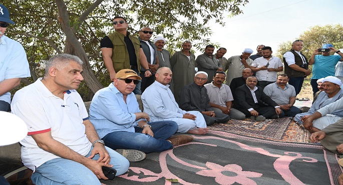 بالصور..سويلم يتفقد حالة الرى بمحافظة الشرقية ويلتقى عددا من أعضاء روابط مستخدمي المياه