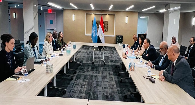 بالصور .. وزيرا الخارجية والتخطيط يثمنان الشراكة الاستراتيجية بين مصر ومجموعة البنك الدولي