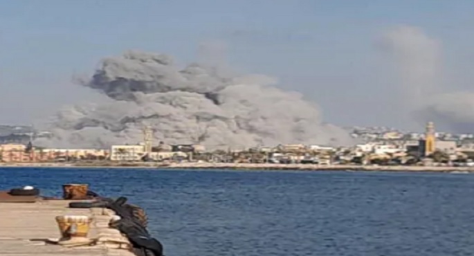 غارة أمريكية بريطانية جديدة على الحديدة غرب اليمن