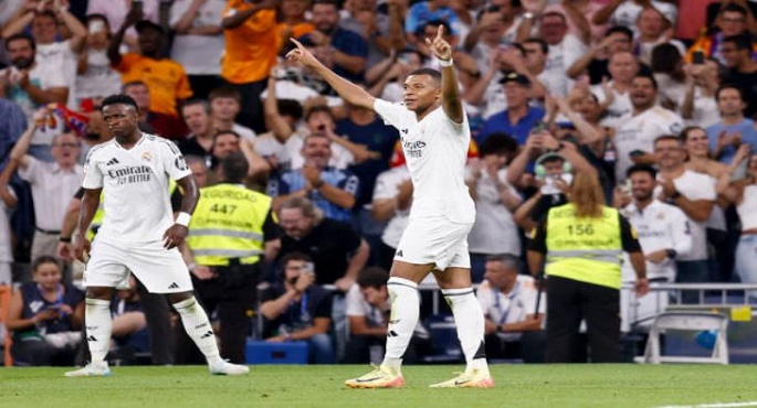 مبابي يقود ريال مدريد للفوز على ريال بيتيس ٢-٠ في الدوري الإسباني