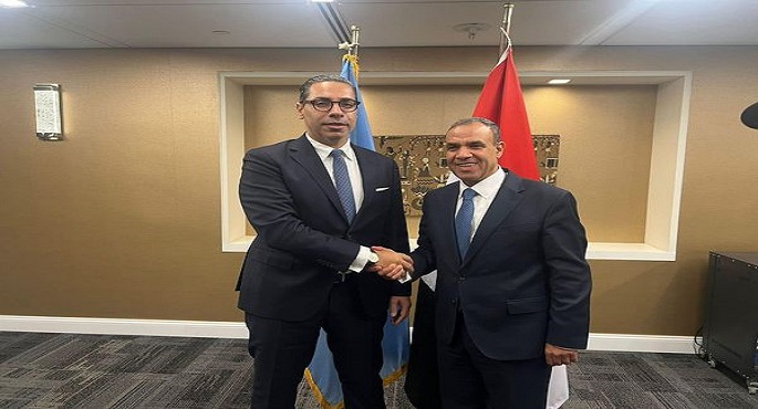 بالصور.. بدر عبد العاطى يلتقى مع وزير خارجية قبرص على هامش أعمال الدورة 79 للجمعية العامة للأمم المتحدة