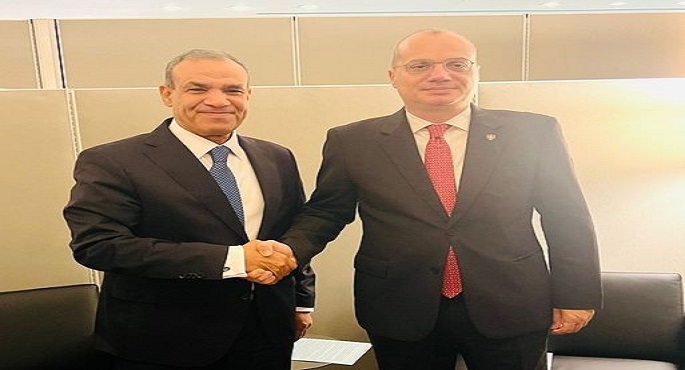وزير الخارجية والهجرة يلتقي نظيره الألباني على هامش فعاليات الجمعية العامة للأمم المتحدة