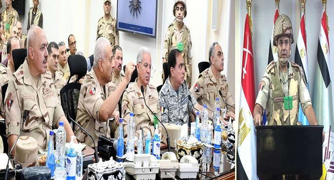 وزير الدفاع يشهد تنفيذ مشروع مراكز القيادة الاستراتيجى التعبوى للهيئة الهندسية