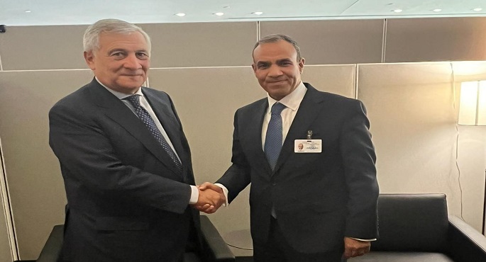 وزير الخارجية يلتقي نظيره الإيطالي على هامش أعمال الدورة 79 للجمعية العامة للأمم المتحدة في نيويورك