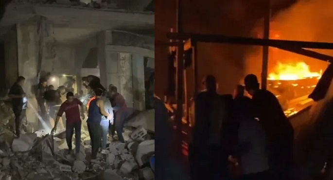 استشهاد 7 فلسطينيين بينهم طفلة في قصف على بيت لاهيا وحي النصر ورفح