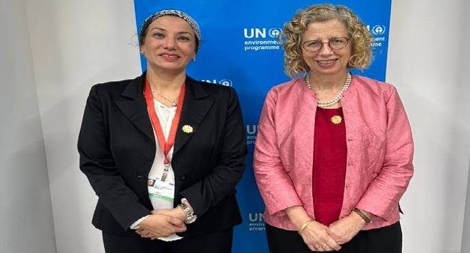 وزيرة البيئة تعقد لقاء مع المدير التنفيذي لبرنامج الأمم المتحدة للبيئة UNEP