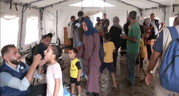 الصحة الفلسطينية: 602 ألف طفل يتهددهم خطر الإصابة بالشلل الدائم والإعاقات المزمنة