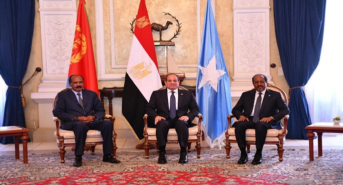 اتفاق مصري إريتري صومالي على التعاون الاستراتيجي في كافة المجالات