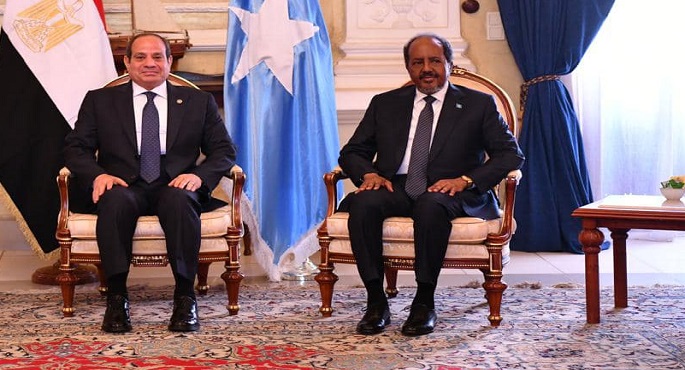 عقب مباحثات الرئيس السيسي وشيخ محمود.. مصر والصومال تؤكدان دعم وحدة واستقلال وسيادة الصومال الفيدرالية على كامل أراضيها