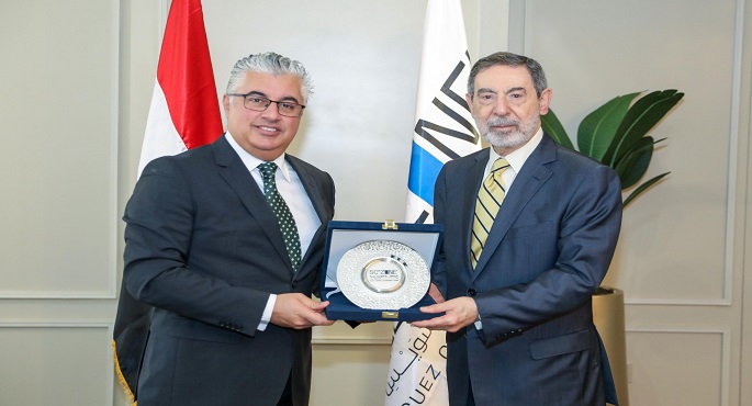 بالصور.. رئيس اقتصادية قناة السويس يبحث مع وفد غرفة التجارة العربية البرازيلية الفرص الاستثمارية
