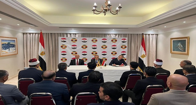 بالصور.. وزير الخارجية يلتقي الجالية المصرية في أوغندا