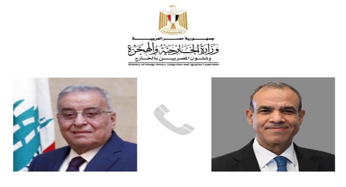 عبد العاطي يبحث هاتفيا مع نظيره اللبناني آخر التطورات المتعلقة بالأوضاع في لبنان