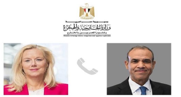 وزير الخارجية يبحث هاتفيا مع كبيرة مُنسقي الأمم المتحدة لإعادة الإعمار بغزة الوضع الإنساني المتدهور بالقطاع