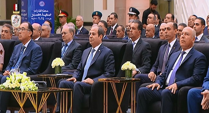 الرئيس عبد الفتاح السيسي يشهد افتتاح محطة قطارات صعيد مصر فى بشتيل الجيزة