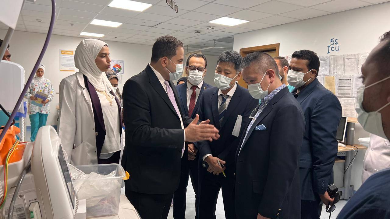 بالصور.. الهيئة العامة للرعاية الصحية تستقبل القنصل الياباني والملحق الطبي بالسفارة اليابانية لدى القاهرة